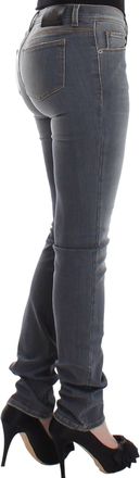 Ermanno Scervino Womens Gray Slim Jeans Denim Pants Skinny Leg Stretch Cotton