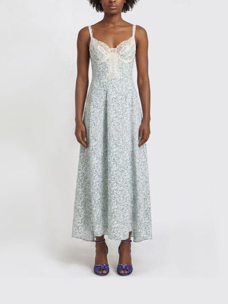Ermanno Scervino Abito midi in seta con stampa
