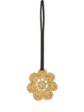 Jil Sander flower bag charm - Neutrals