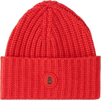 Bogner Kilian Cashmere Cap - Heren - Hoeden - Rood - ONE Size - Kasjmier - Accessoires