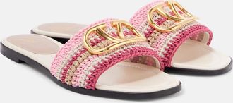 Valentino Garavani Sandali VLogo Signature in crochet