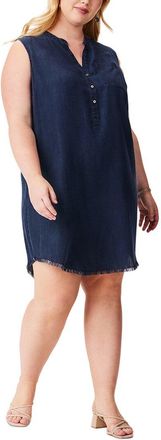 Nic+Zoe Nic+Zoe Plus Denim Throw On Dress