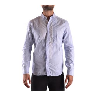 Neil Barrett Overhemd - Heren - Casual Overhemden - Blauw - L - Overhemden