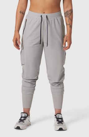 ASRV Tetra-Lite Cargo High Rib Jogger in Slate Grey at Nordstrom, Size X-Small