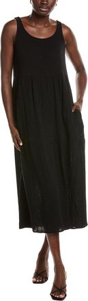 Eileen Fisher Scoop Neck Midi Dress
