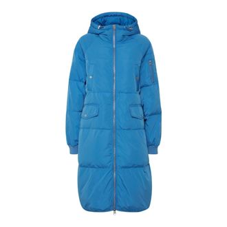 Ichi Ichi - Ihbunala Donsjas - Dames - Mantels - Blauw - Maat: 2XL
