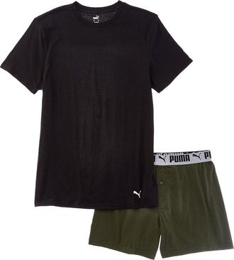 Puma Puma 2Pc Knit T-Shirt & Boxer Set