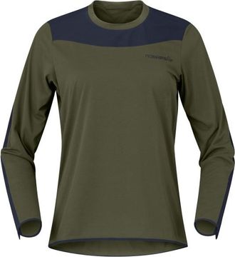Norr&oslash;na Skibotn Equaliser Tech L/S Velotrikot f&uuml;r Damen | oliv