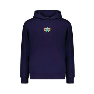 Herno Hoodies & sweatvesten, Heren, Blauw, L, Katoen, Blauw Katoenen Sweatshirt