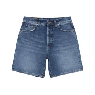 Dondup Stijlvolle Lange Shorts voor Vrouwen - Dames - Denim shorts - Blauw - W25 - Denim - Korte Broeken
