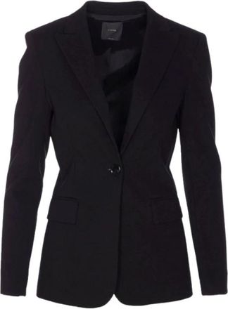 Pinko Pinko - Jassen > Blazers - Dames - Blazers - Zwart - 2XL - Jassen