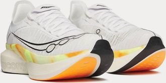 Saucony Mens Endorphin Elite 2 Shoe In White/peel