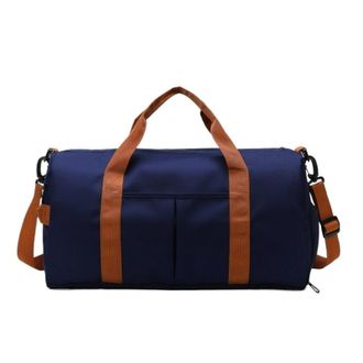 Generic Large capacity travel bag, luggage, dry wet separation, Compatible For sports, weekend vacations, and leisure use(Blue)