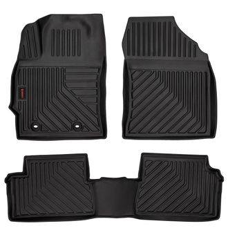 OEM Alfombrillas De Goma 3d Para Coche: Toyota Auris Ii (hatchback, Familiar, 2012-2018) - Borde De 5 Cm