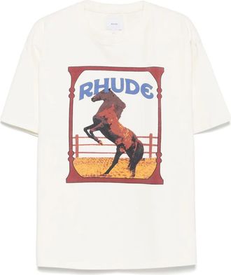 Rhude T-shirt Cadre - Toni neutri