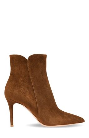 Gianvito Rossi Levy 85 Bootie in Brown at Nordstrom, Size 41.5