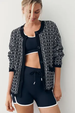 Varley Sarina 100% Cotton Cardigan Top
