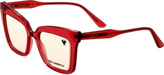 Karl Lagerfeld Womens 51mm Red Opticals
