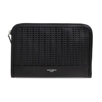 Dolce & Gabbana Clutches, male, Black, Size: ONE SIZE Atene Plong&eacute; Clutch