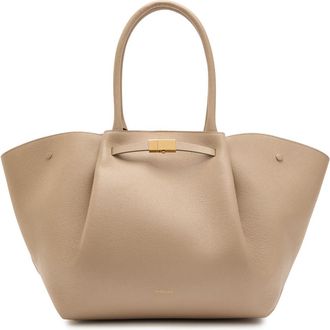 DeMellier The New York Grained Leather Tote bag - Taupe - One Size
