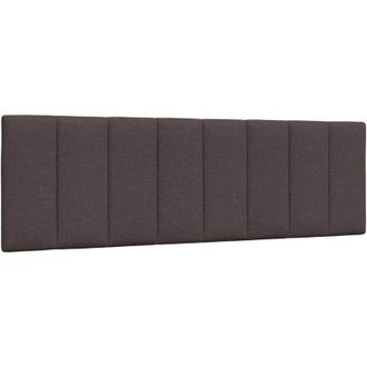 vidaXL Cuscino Testiera Hanko Marrone Scuro 160 cm in Tessuto vidaXL