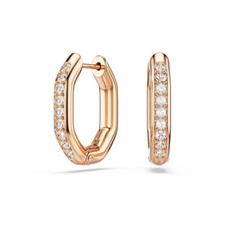 Swarovski Accessoires, Dames, Geel, ONE Size, Dextera Hoop Oorbellen