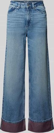 Tom Tailor Denim Wide Leg Jeans aus reiner Baumwolle Modell LINOU in Jeansblau, Gr&ouml;&szlig;e XL/30