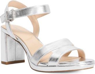 Dune London Manifesting Platform Sandal in Silver at Nordstrom, Size 41