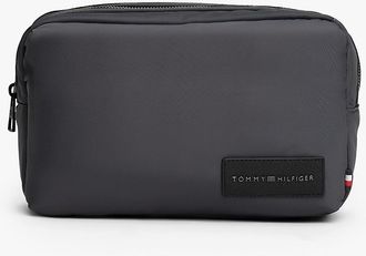 Tommy Hilfiger Mens Water-Resistant Toiletry Bag - Grey