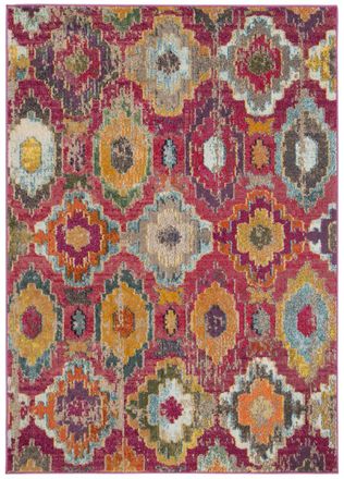 Safavieh Alfombra rojo/azul 122 x 170 cm