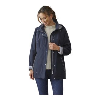 Junge Light Jackets, female, Blue, Size: 4XL Navy Luna Stylish Fashionable Womens Dress