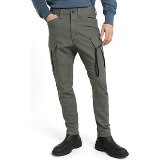 G-Star Zip Pocket 3D Skinny 2.0 Cargo Pants in Gs Grey at Nordstrom, Size 40 X 34