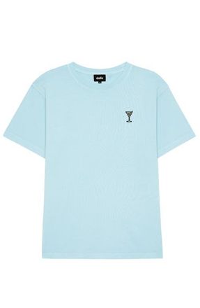 Dalix Mens Martini Midweight Garment Dye Tee in Sky Blue at Nordstrom, Size Xxx-Large