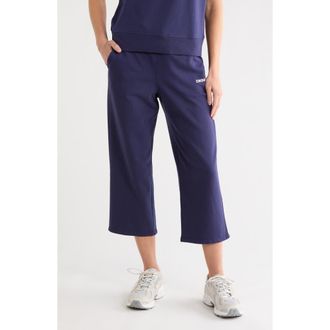 DKNY Drawstring Waist Crop Pants in Peacoat at Nordstrom Rack, Size X-Small