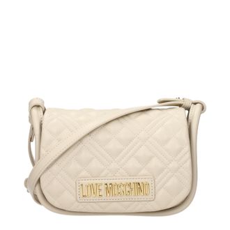 Love Moschino Damens Umh&auml;ngetaschen Polyurethan Beige/Elfenbein