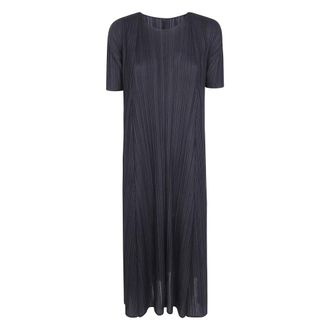Issey Miyake Dames, Jurken, Zwart, Maat: 2XL