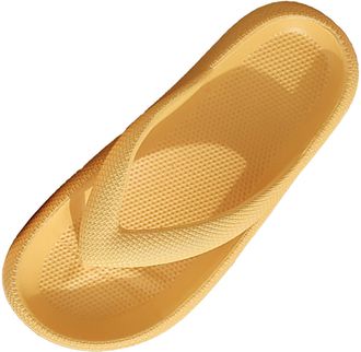 Generic Women Indoor Slippers Summer Non-Slip Flip Flops Bath Home Slippers, Summer Flip Flops For Women Summer Soft Bottom Shoes Couple Outside Wearing Sanda