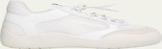 Prada Speedrock Mesh & Leather Low-Top Sneakers