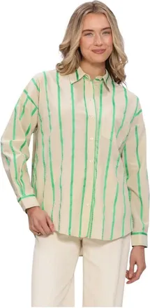 Minus Dames, Blouses & Shirts, Veelkleurig, Maat: S