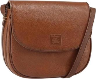 Burberry Pre-owned Shoulder Bag - Dames - Vintage Schoudertas - Bruin - ONE Size - Leer - Vintage
