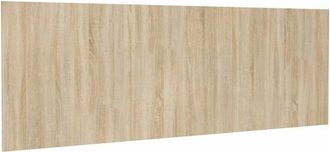 vidaXL Wall Headboard Sonoma Oak 240x1.5x80 cm Engineered Wood Vidaxl