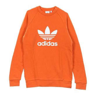 adidas Heren, Sweatshirts & Hoodies, Oranje, Maat: XS Katoen