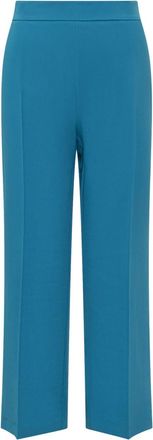 Etro Blue Bootcut Flat Front Pants