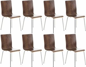 Clp Clp - Juego De 8 Sillas De Espera Pepe Nogal