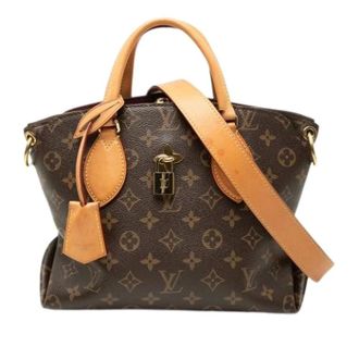 Louis Vuitton Pre-owned Flower Zipped Tote PM - Dames - Pre-owned - Bruin - Maat: ONE Size Leer