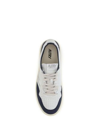 Autry Mens Low Sneakers Medalist White-Denim Trainers White/denim