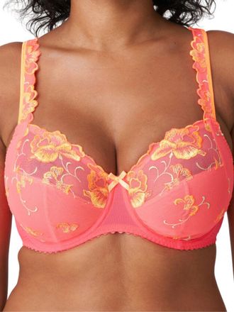 Prima Donna Womens Devdaha Full Cup Bra - Pink Polyamide - Size 36H