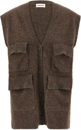 P.A.R.O.S.H. P. A.R. O.S. H.-Lacoon Gilet Marrone-Donna