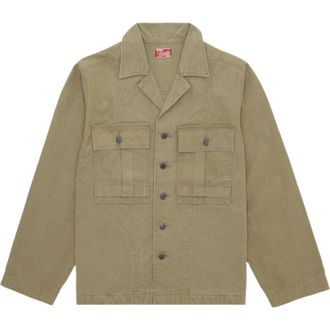 Fortela Richard Japan Cotton Overshirt in Sage at Nordstrom, Size X-Large