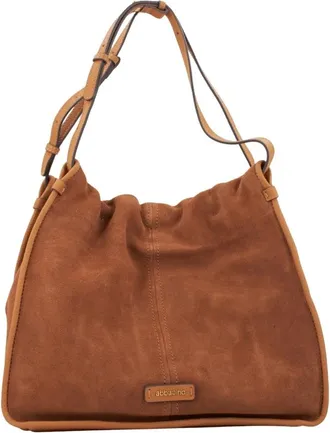 Abbacino Tassen, Dames, Bruin, ONE Size, Leer, Premium Asa Schoudertas